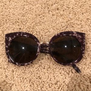Quay Australia Tortoise Cat Eye Sunglasses